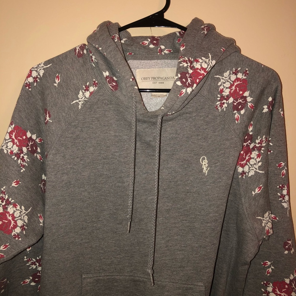 Floral Obey Hoodie